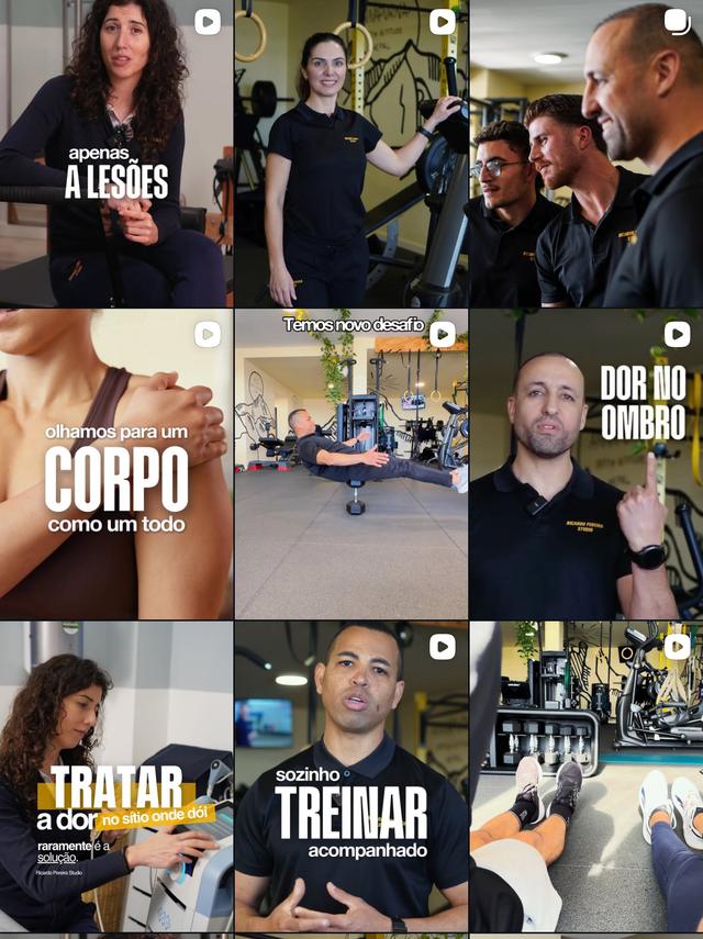 Feed de Instagram da Ricardo Pereira Studio